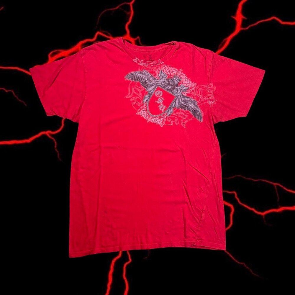 2000s y2k aop wings tee